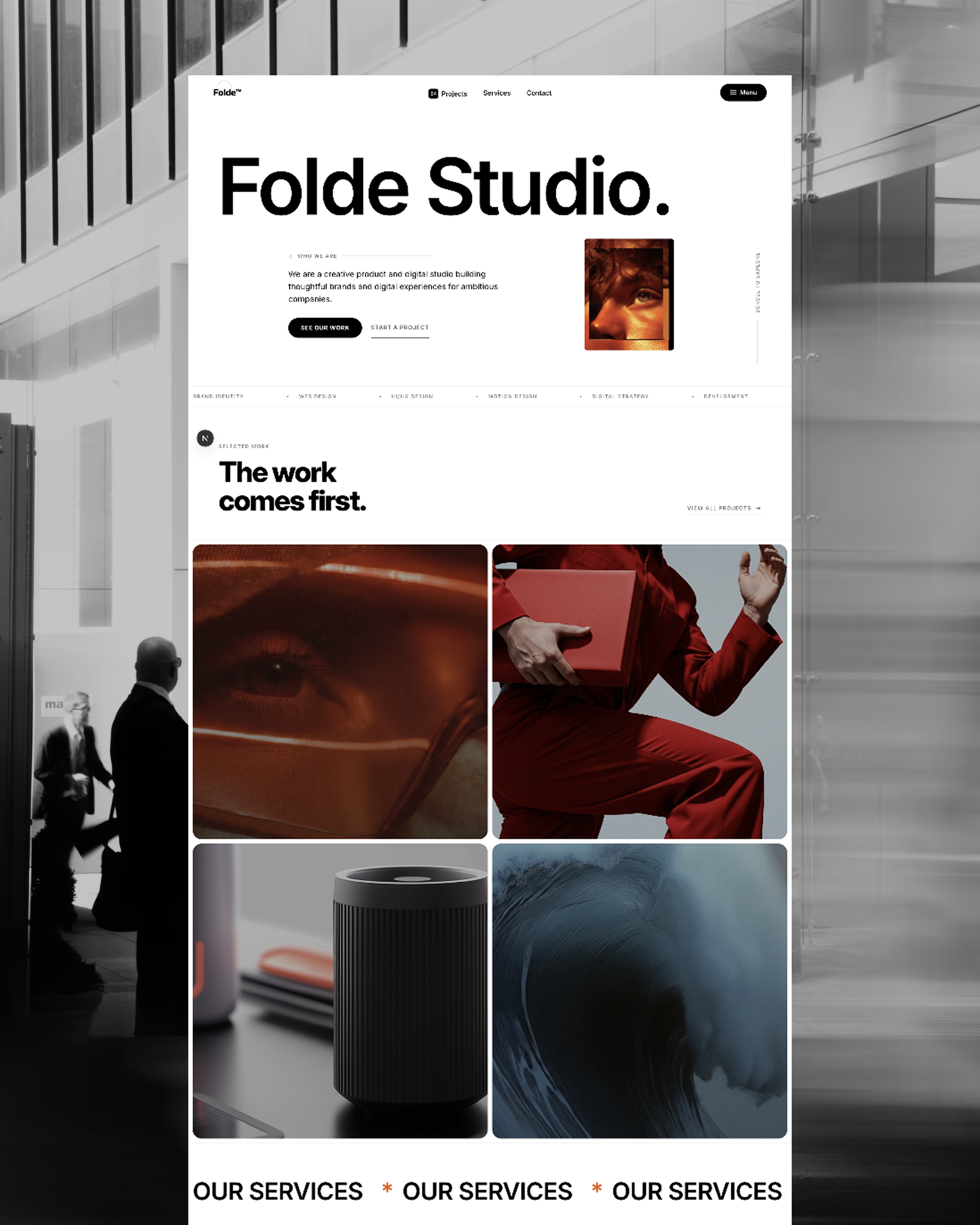 Folde Studio case study — Layout B