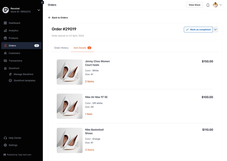 Orders