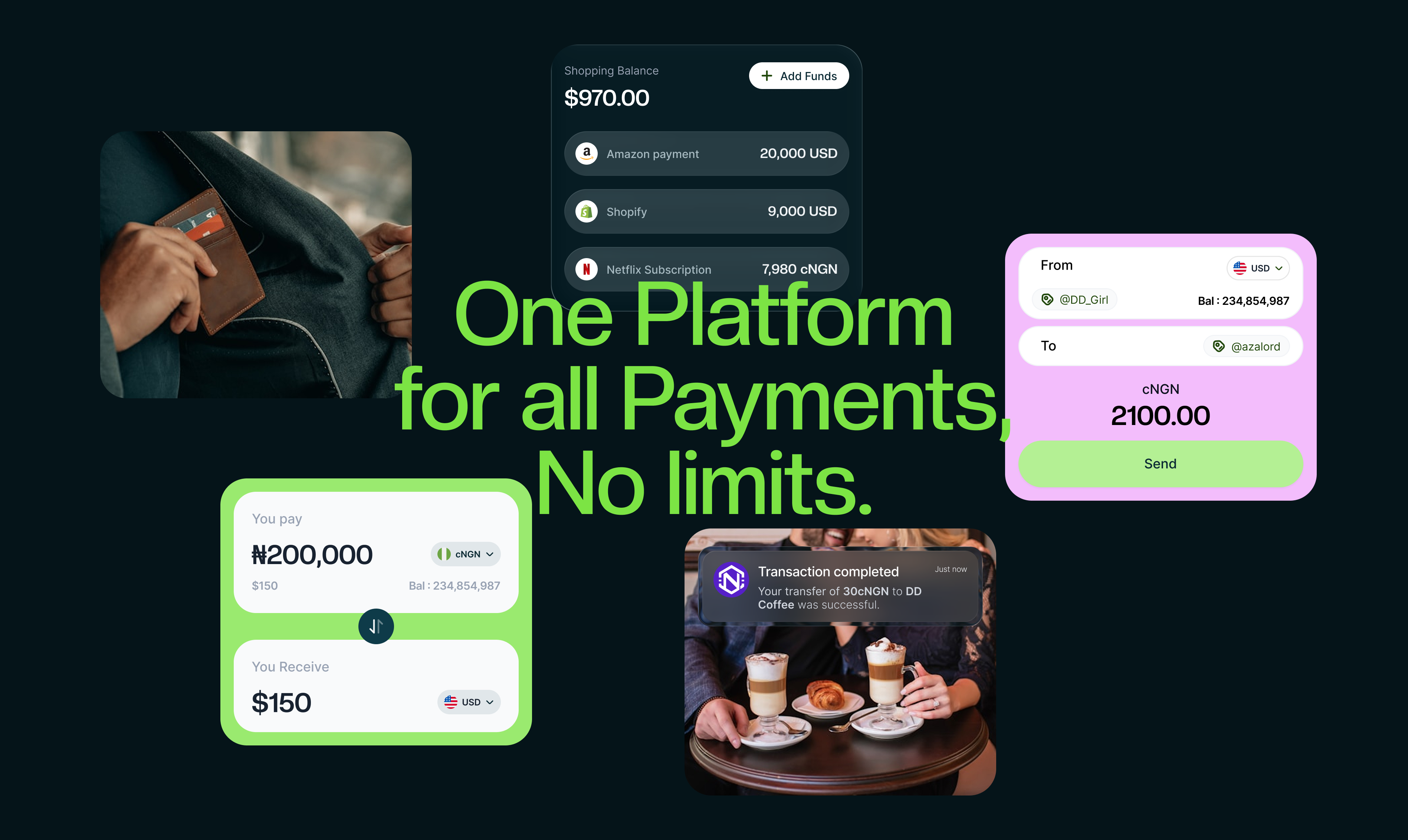 One Platform for all Payments, No limits.