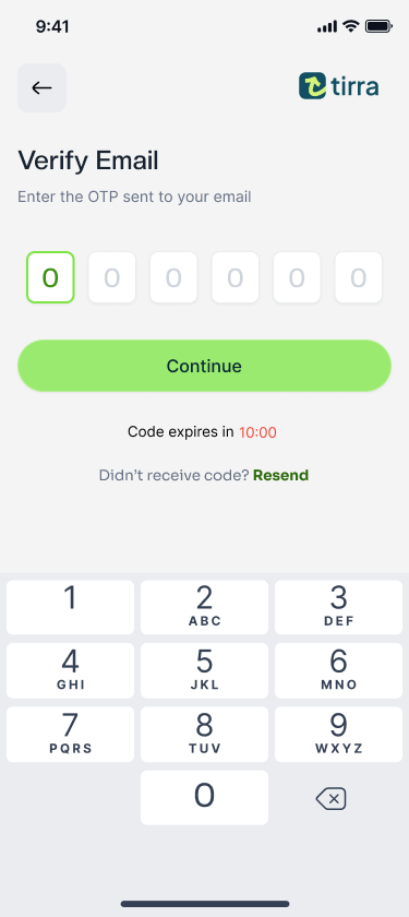 Verify email